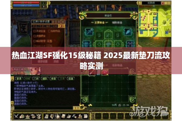 热血江湖SF强化15级秘籍 2025最新垫刀流攻略实测